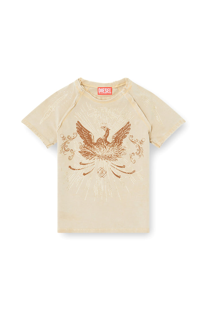 Phoenix T-shirt with rhinestones (3)