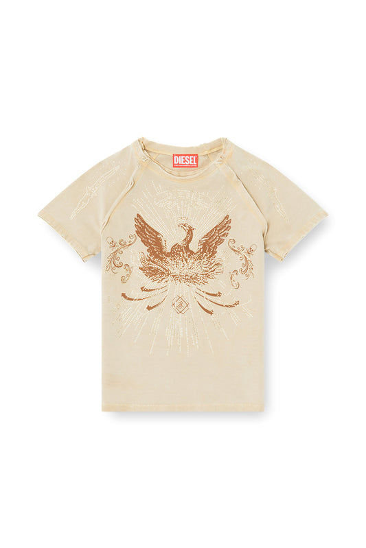 Phoenix T-shirt with rhinestones (3)