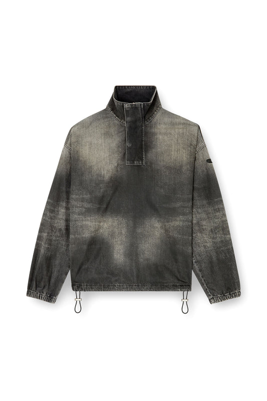 Denim top with mock neck (6)