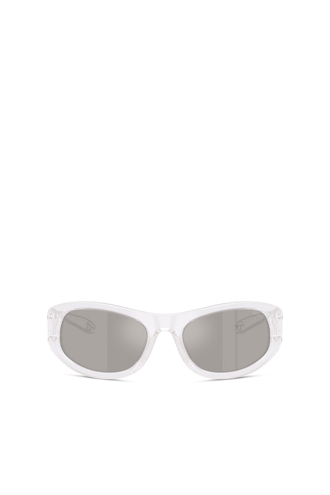 Wrap-around shape sunglasses