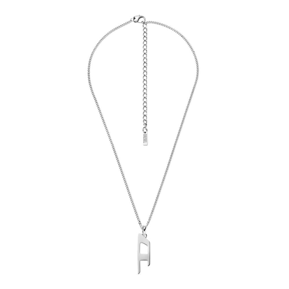 Stainless Steel D Logo Pendant Necklace (1)