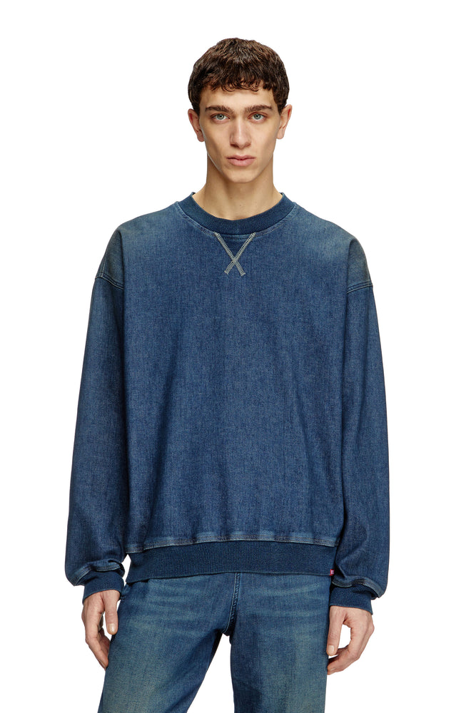 Sweatshirt in Track Denim