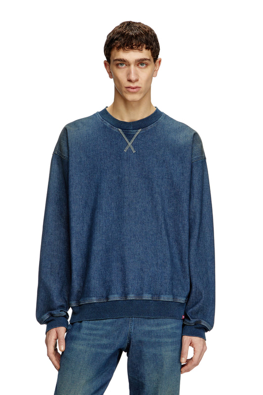 Sweatshirt in Track Denim