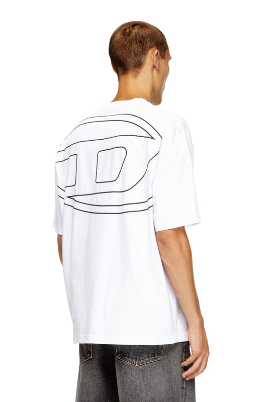 T-shirt with maxi oval D embroidery (1)