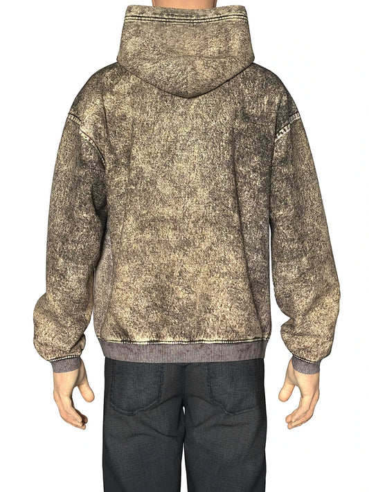Cotton hoodie with kangaroo pocket (1)