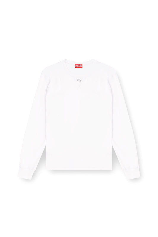 Cotton long-sleeve T-shirt with Oval D (3)