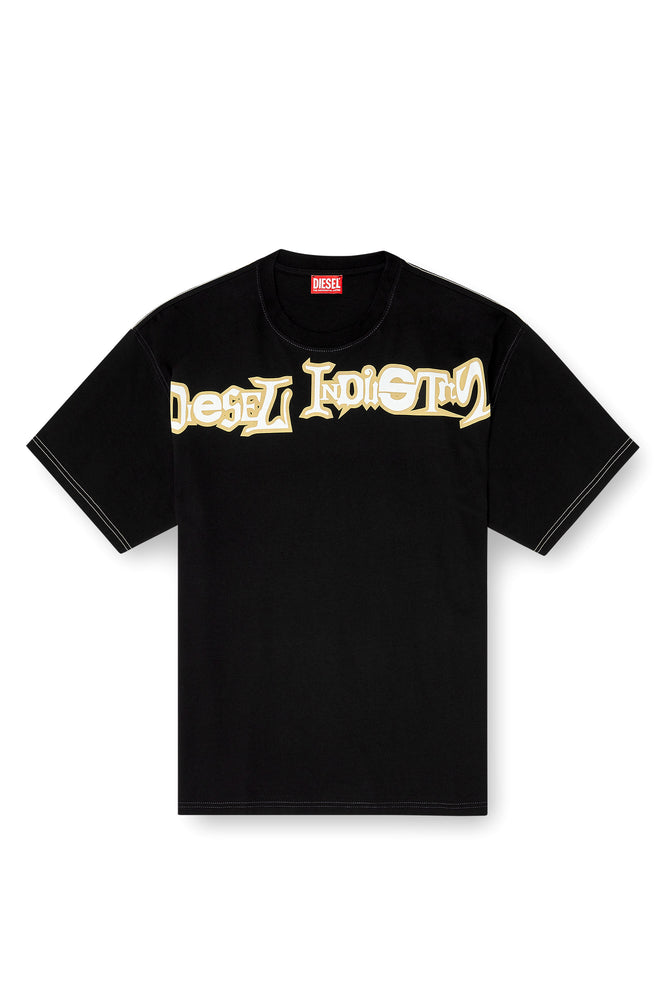 Relaxed cotton T-shirt with Industry print (3)
