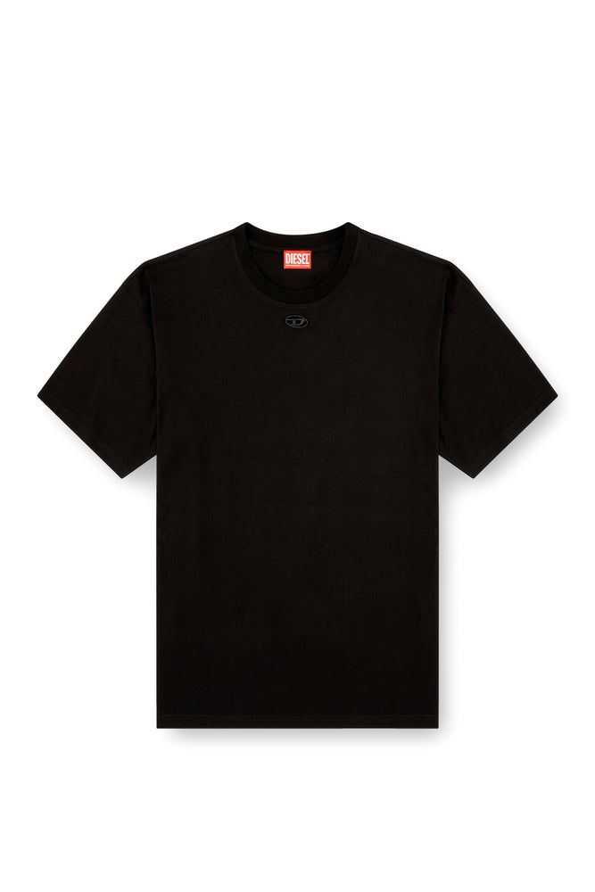 Relaxed cotton T-shirt with Oval D embroidery (3)