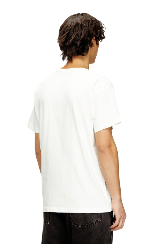 Light cotton T-shirt with metallic Oval D logo (1)