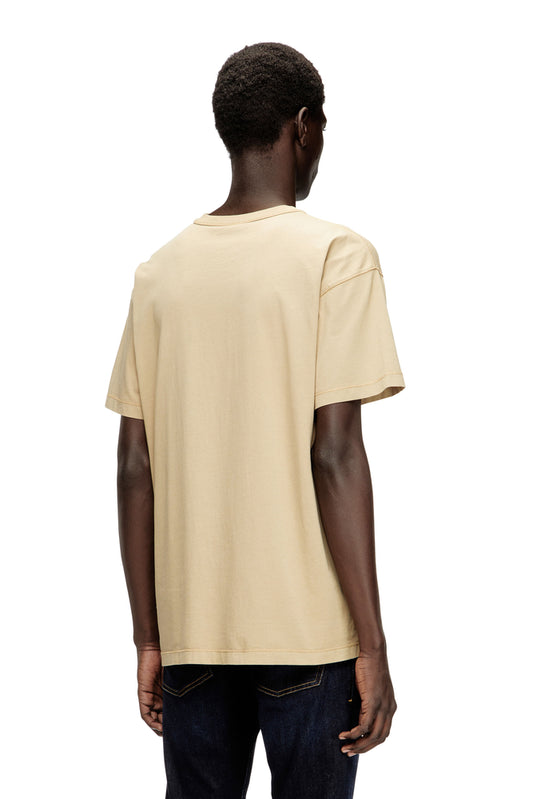 Light cotton T-shirt with metallic Oval D logo (1)