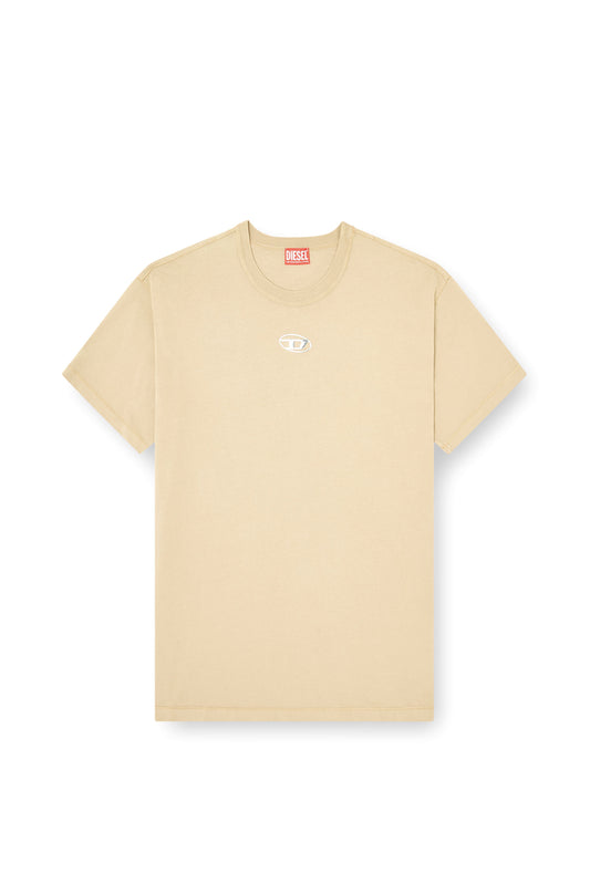 Light cotton T-shirt with metallic Oval D logo (3)