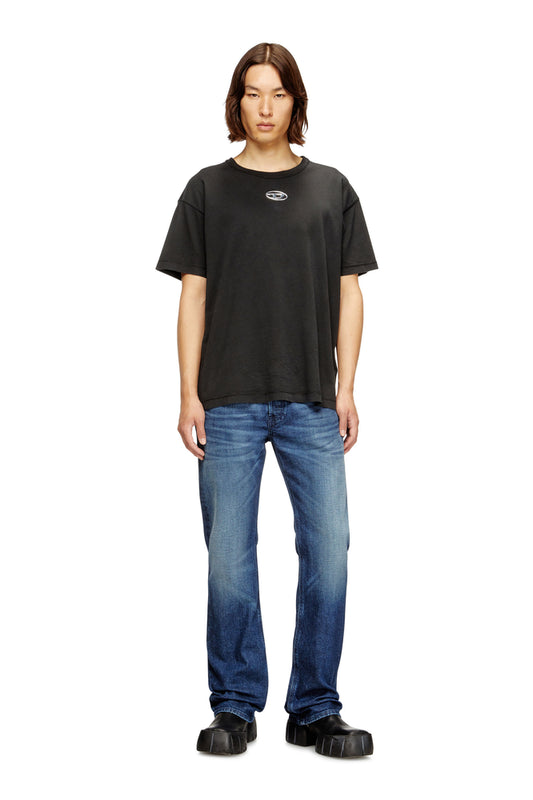 Light cotton T-shirt with metallic Oval D logo (2)
