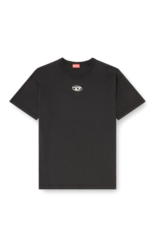 Light cotton T-shirt with metallic Oval D logo (3)