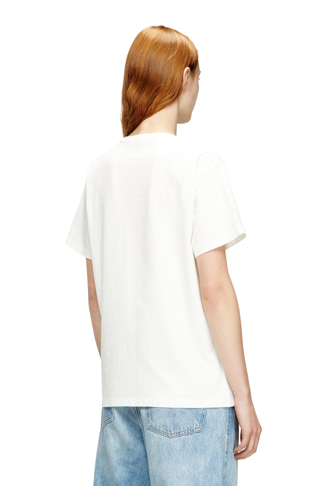 Cotton T-shirt with metallic Oval D (1)