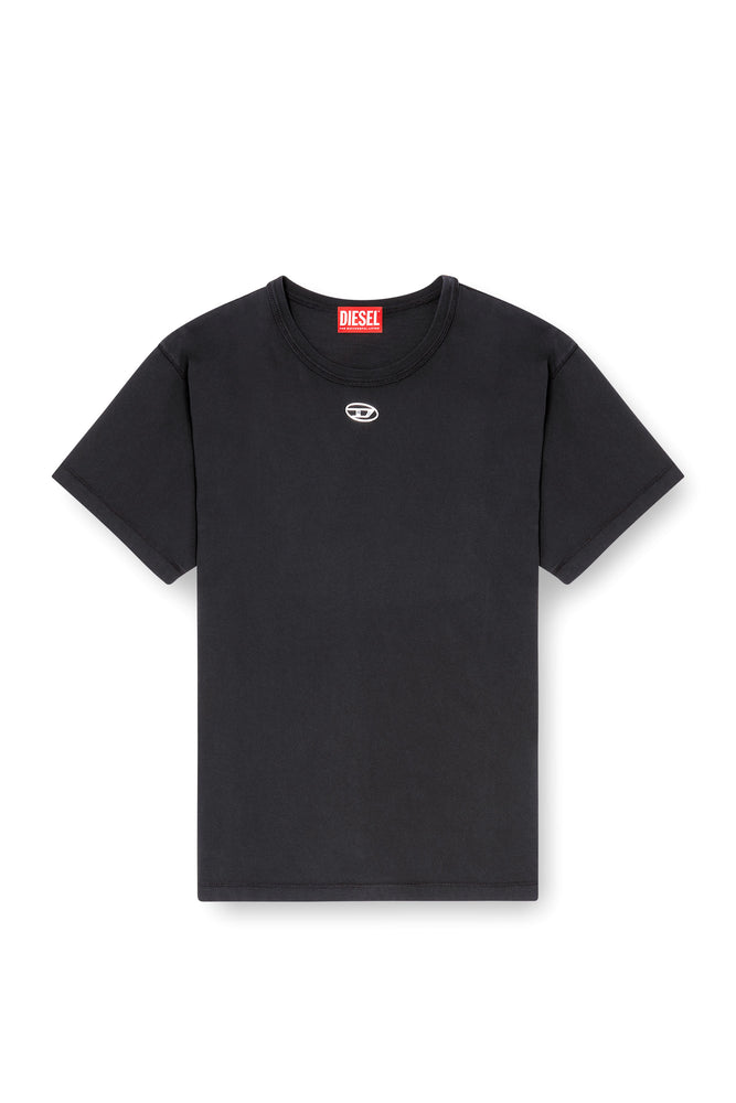 Cotton T-shirt with metallic Oval D (3)
