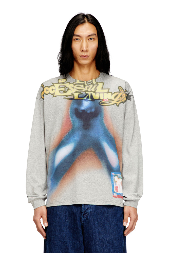 Cotton T-shirt with digital print