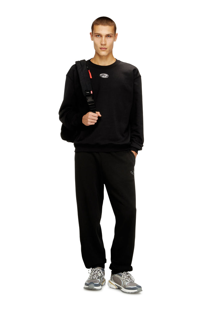 Regular sweater with metallic Oval D (2)
