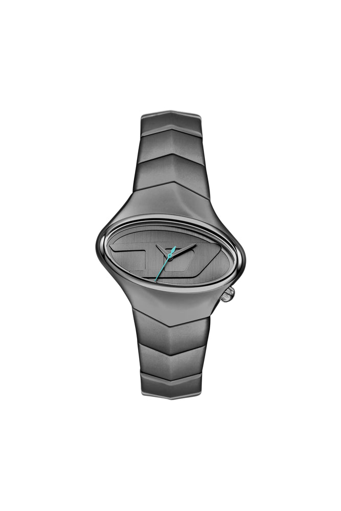 D-Rush Three-Hand Gunmetal Stainless Steel Watch