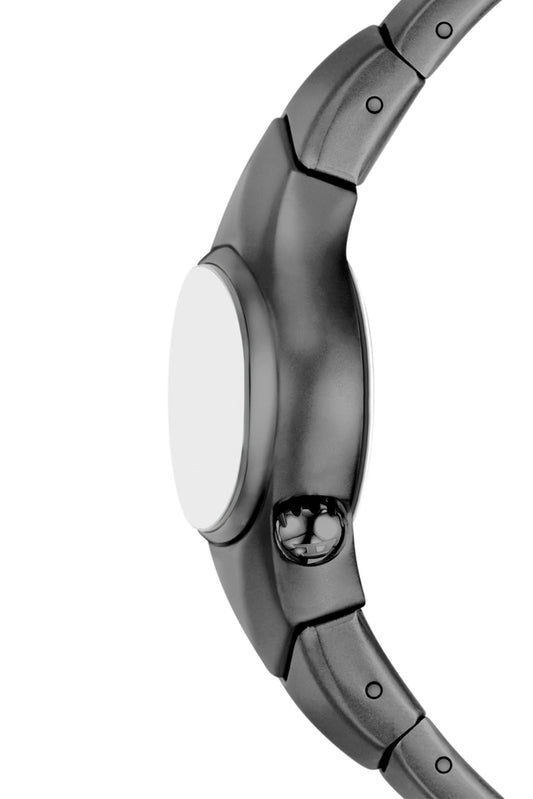 D-Rush Three-Hand Gunmetal Stainless Steel Watch (2)
