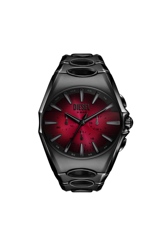 D-Curve Chronograph Black Stainless Steel Watch
