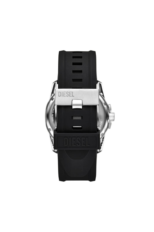 Master Chief Three-Hand Date Black Silicone Watch And Cord Bracelet Set (1)