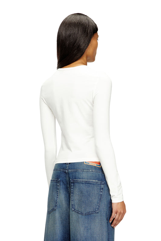 Cotton sweater with Oval D logo (1)