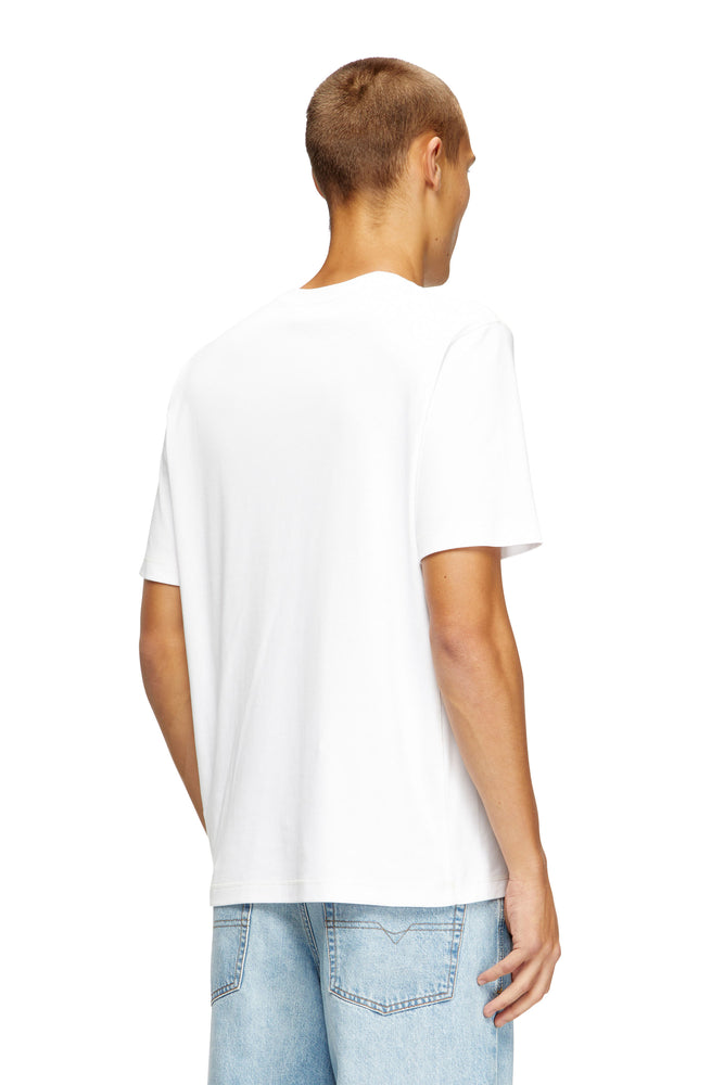Regular T-shirt with crew neck and Oval D (1)