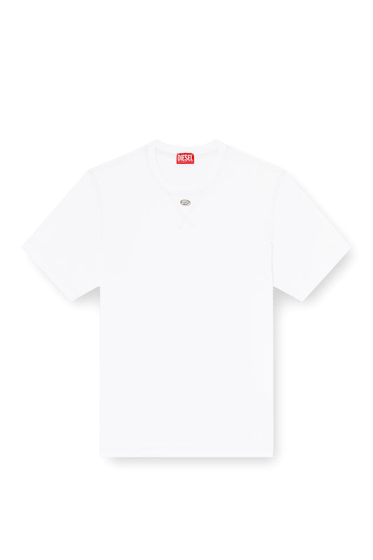 Regular T-shirt with crew neck and Oval D (3)