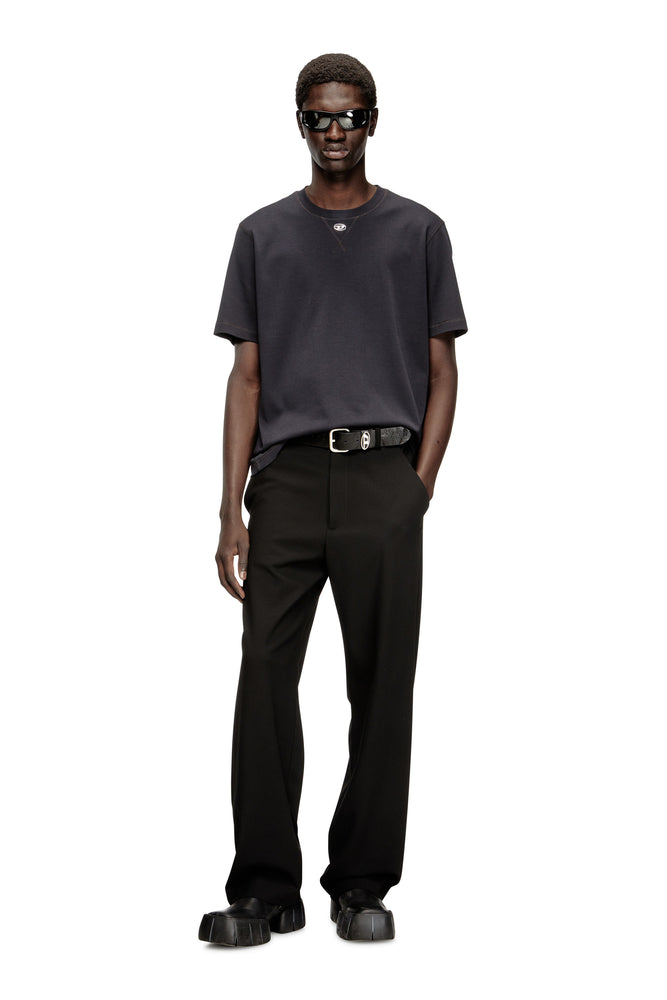 Regular T-shirt with crew neck and Oval D (2)