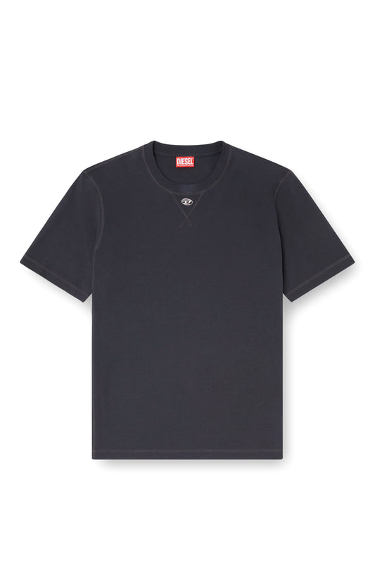 Regular T-shirt with crew neck and Oval D (3)