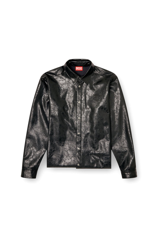 Textured shirt with branded buttons (3)