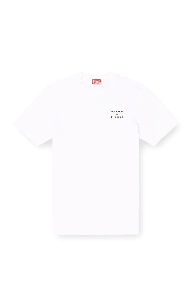 Regular cotton T-shirt with puff print (3)