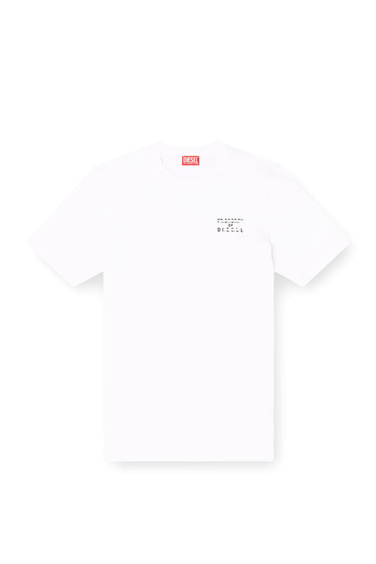 Regular cotton T-shirt with puff print (3)