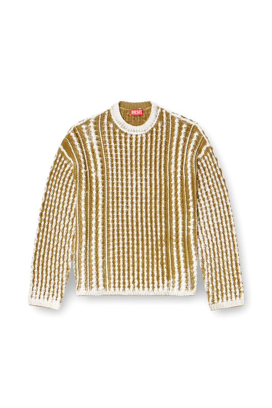 Reverse-print cable-knit jumper (4)