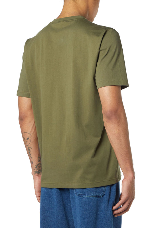 T-shirt with micro metal logo (1)
