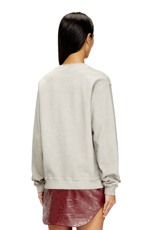 Sweatshirt with embossed Oval D chain motif (1)