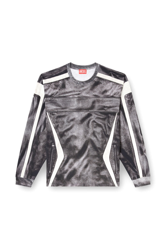 Long-sleeve T-shirt with trompe l'oeil print (3)