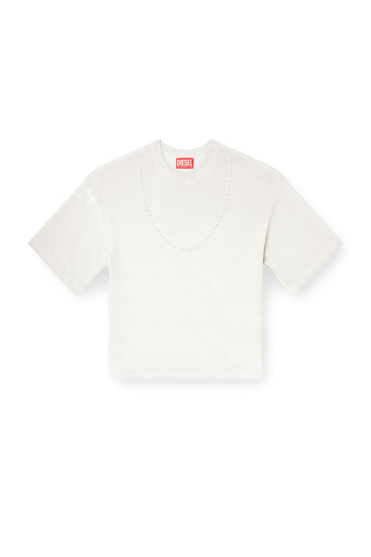 Crop T-shirt with embossed Oval D (3)