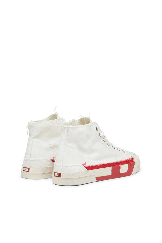 S-D-Verse-Distressed high-top sneakers in canvas (2)