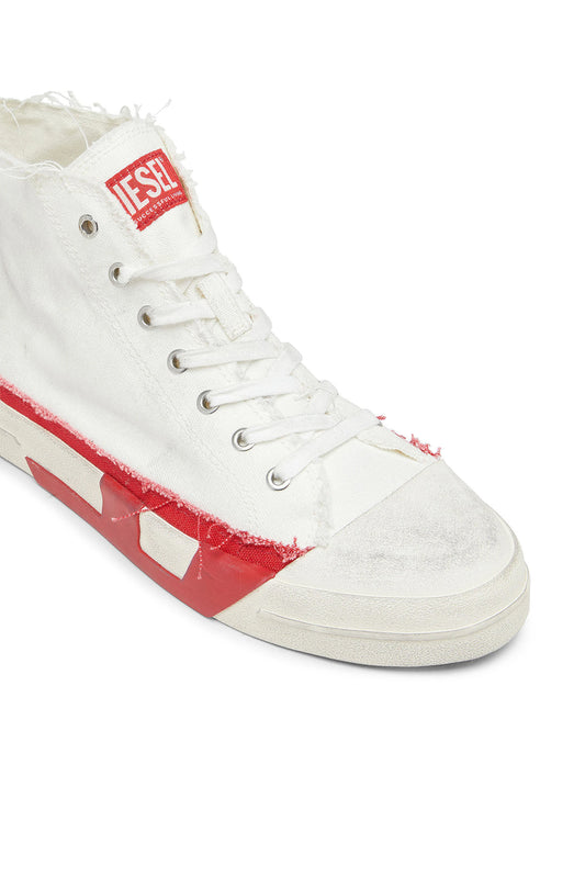 S-D-Verse-Distressed high-top sneakers in canvas (5)