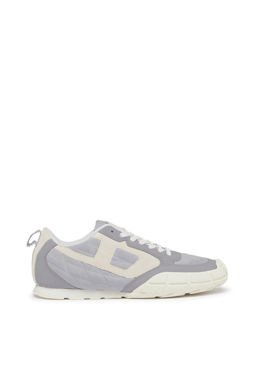 S-Pagodha-Quilted suede sneakers