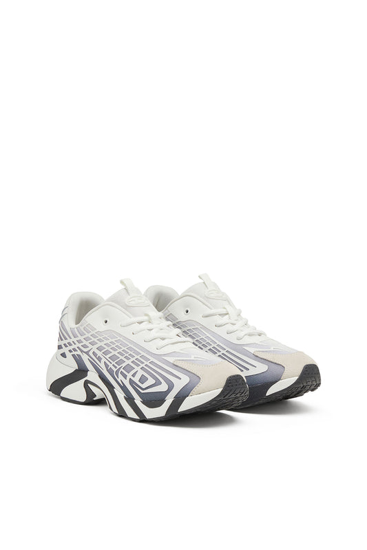 D-Vit-Sneakers in striped dégradé mesh (1)