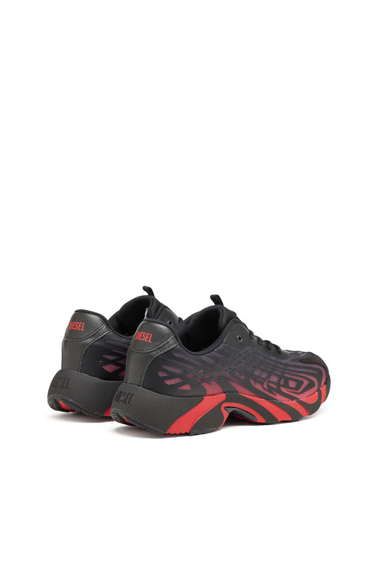 D-Vit-Sneakers in striped dégradé mesh (2)