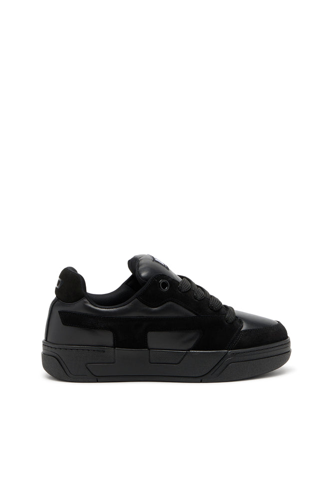 D-Ollie-Monochrome sneakers in suede and leather