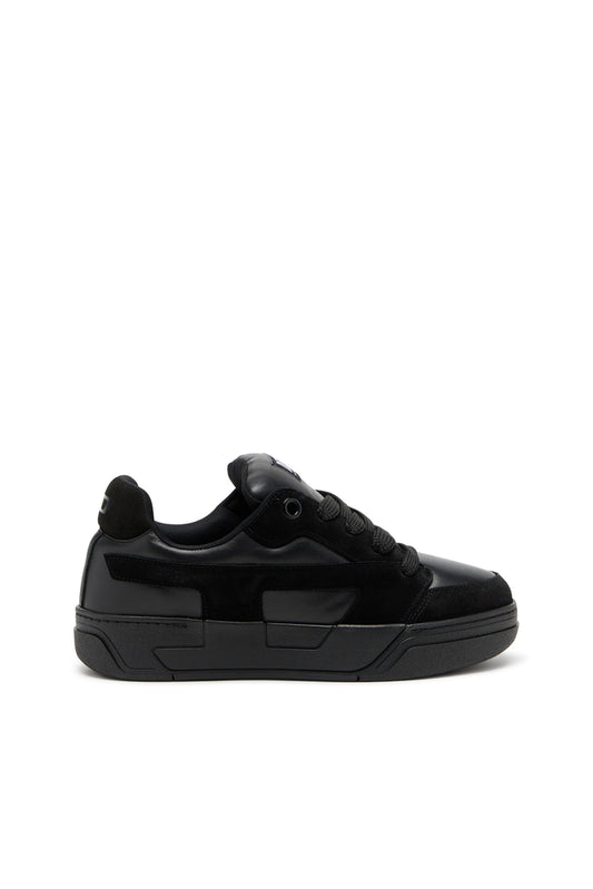 D-Ollie-Monochrome sneakers in suede and leather