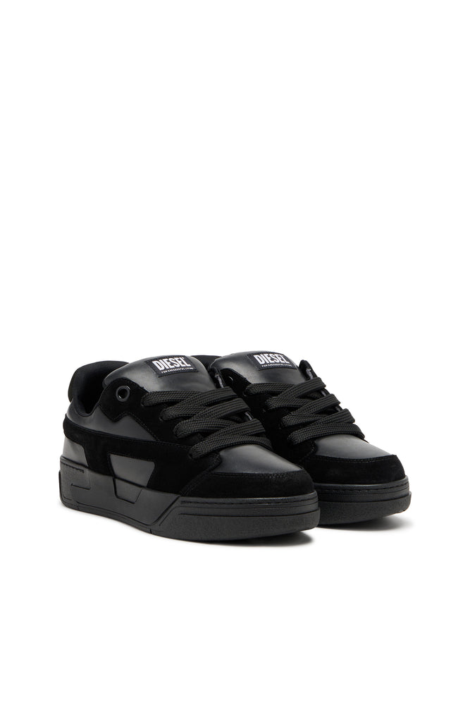 D-Ollie-Monochrome sneakers in suede and leather (1)