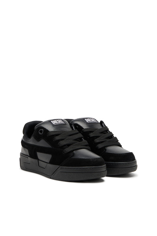 D-Ollie-Monochrome sneakers in suede and leather (1)