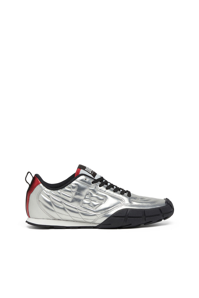 S-Pagodha-Quilted metallic sneakers