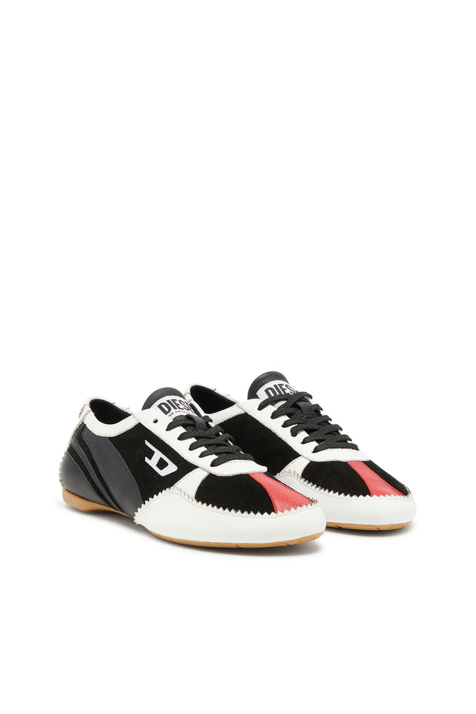 D-Mile-Flat sneakers in leather and suede (1)