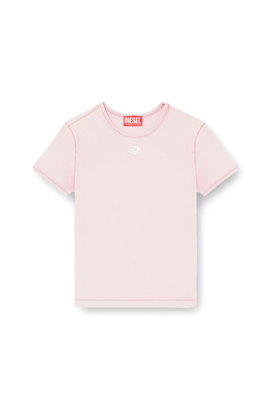 Slim T-shirt with metallic Oval D (3)